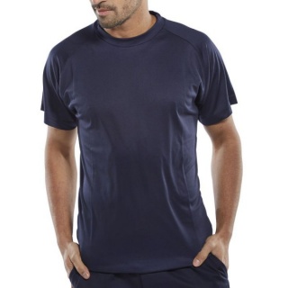 Beeswift BCTSN Lightweight Tee Shirt Navy Blue